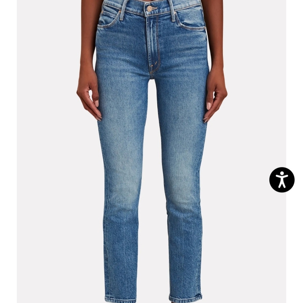 Mother Mid-Rise Dazzler Ankle Jeans